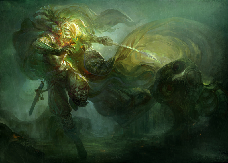 Illustration for article titled I Want an Entire Coffee Table Book Made From This Video Game Artist's Amazing Paintings